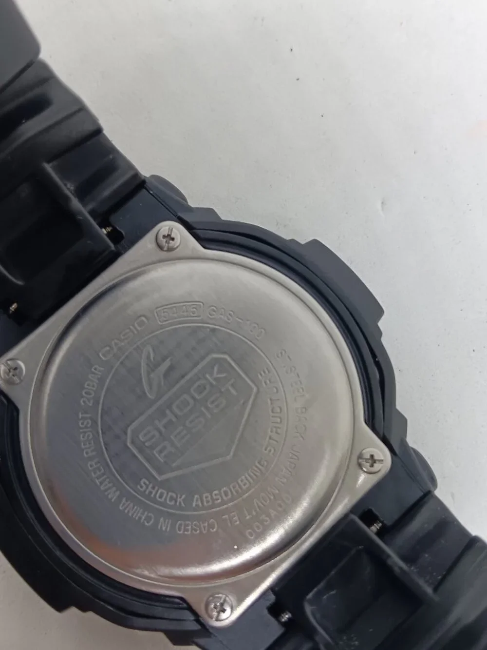 Casio G-Shock GAS-100-1A [5445] Men's Tough Solar Ana-Dig Multifunction Watch